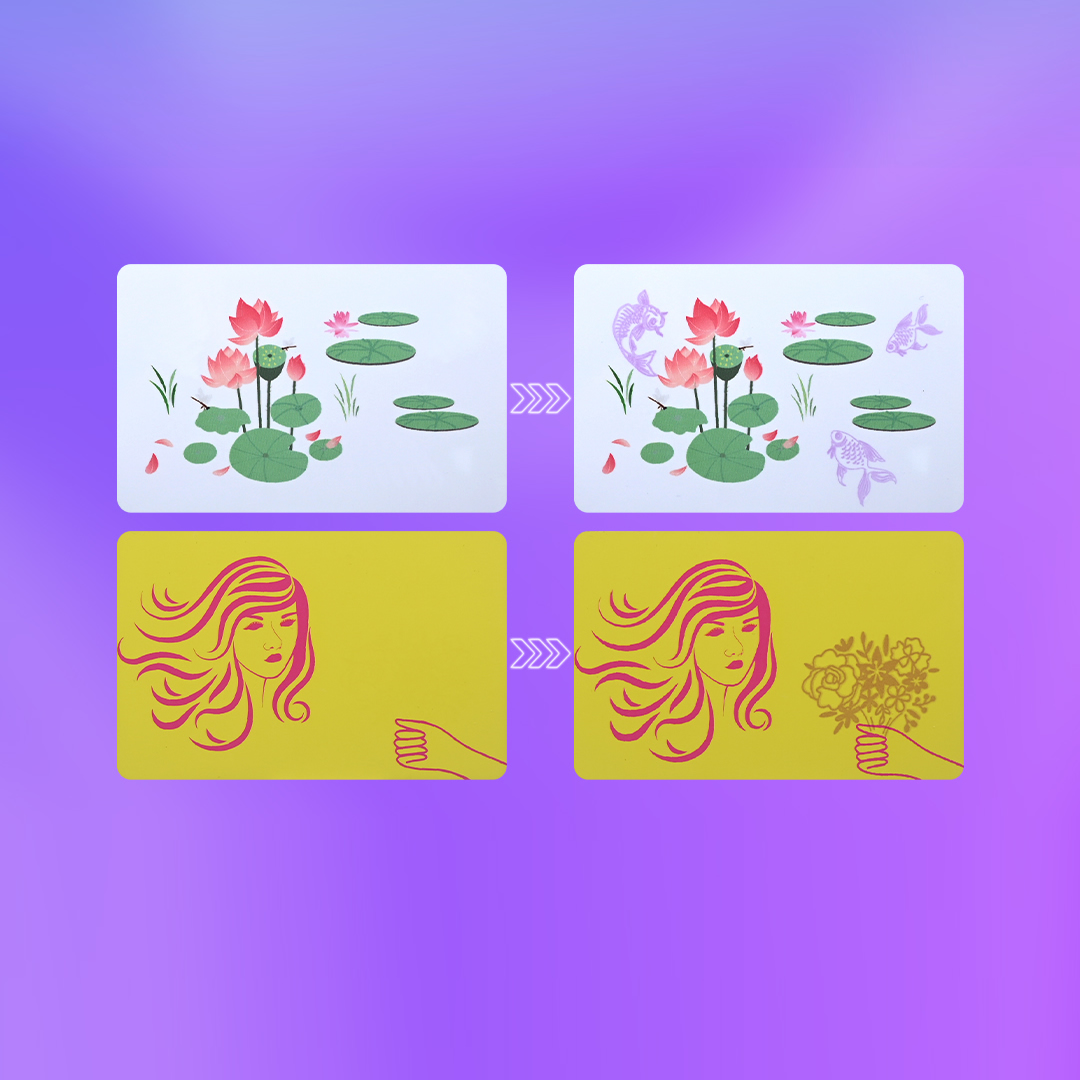 NFC光變智能卡NFC遇紫外線變色智能卡2