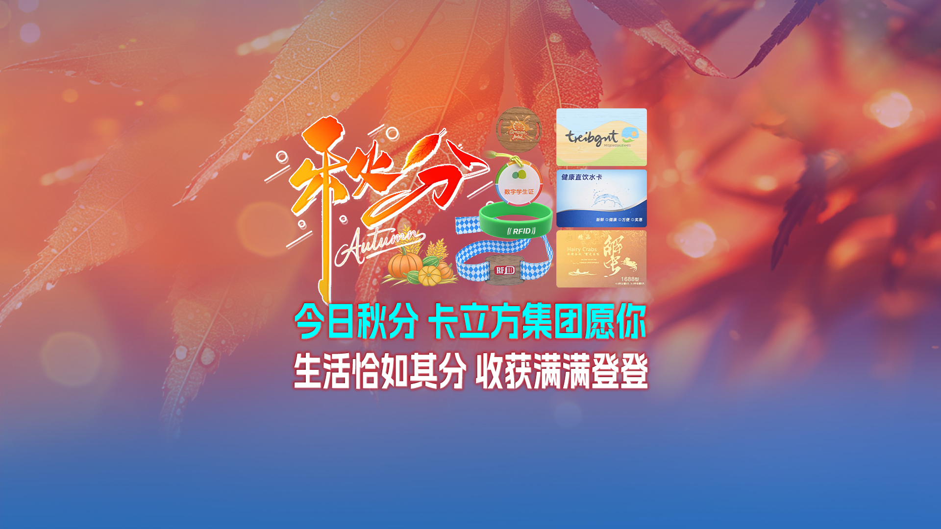 秋分至，卡立方集團(tuán)智能卡工廠以RFID多元化物聯(lián)網(wǎng)產(chǎn)品科技賦能萬(wàn)物互聯(lián)